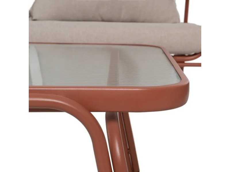 Garden set in lacquered steel - AKIA