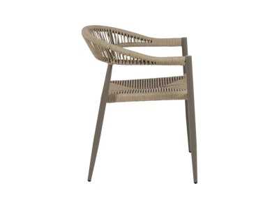 Aluminum outdoor chair - WASSER GRIS
