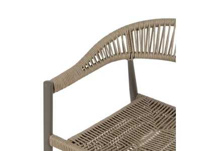 Aluminum outdoor chair - WASSER GRIS