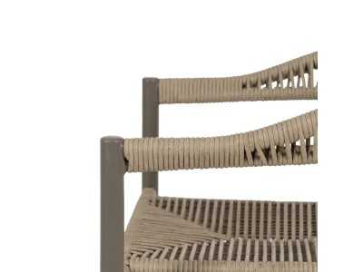Aluminum outdoor chair - WASSER GRIS