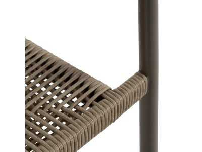 Aluminum outdoor chair - WASSER GRIS