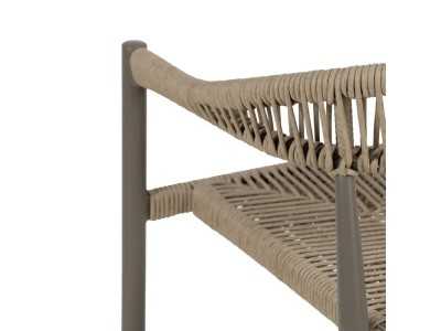 Aluminum outdoor chair - WASSER GRIS