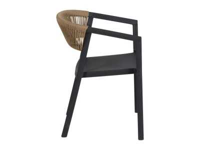 Silla para exterior de polipropileno - SOMMER ANTRACITA