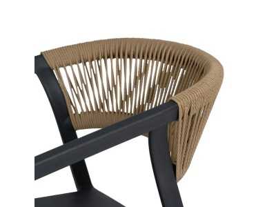 Silla para exterior de polipropileno - SOMMER ANTRACITA