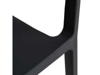 Silla para exterior de polipropileno - SOMMER ANTRACITA