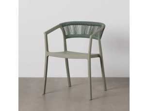Chaise d'extérieur en polypropylène - SOMMER VERDE
