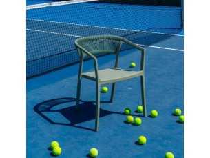 Silla para exterior de polipropileno - SOMMER VERDE 2