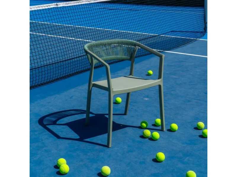 Silla para exterior de polipropileno - SOMMER VERDE