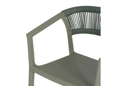 Chaise d'extérieur en polypropylène - SOMMER VERDE Chaise d'extérieur en polypropylène - SOMMER VERDE
