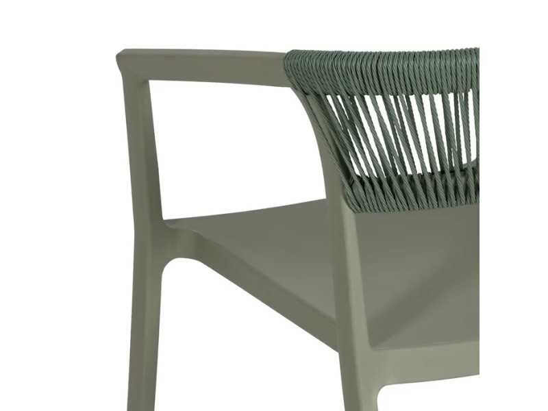 Chaise d'extérieur en polypropylène - SOMMER VERDE