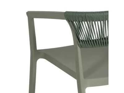 Chaise d'extérieur en polypropylène - SOMMER VERDE Chaise d'extérieur en polypropylène - SOMMER VERDE