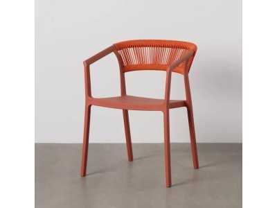 Chaise d'extérieur en polypropylène - SOMMER TERRACOTA Chaise d'extérieur en polypropylène - SOMMER TERRACOTA