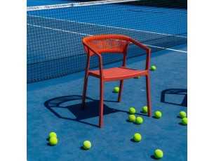 Silla para exterior de polipropileno - SOMMER TERRACOTA 2