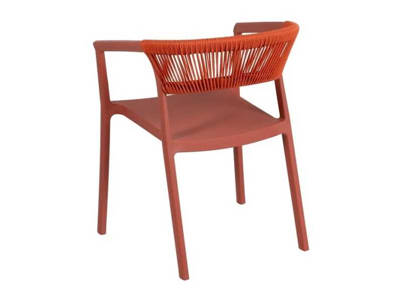 Chaise d'extérieur en polypropylène - SOMMER TERRACOTA