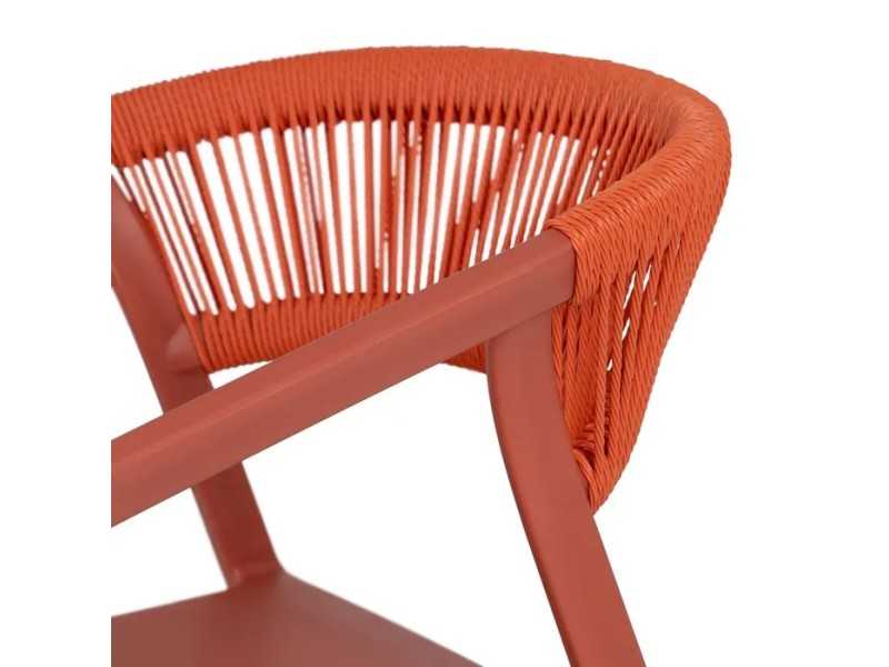 Chaise d'extérieur en polypropylène - SOMMER TERRACOTA