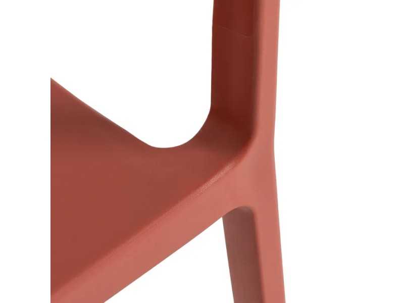 Chaise d'extérieur en polypropylène - SOMMER TERRACOTA