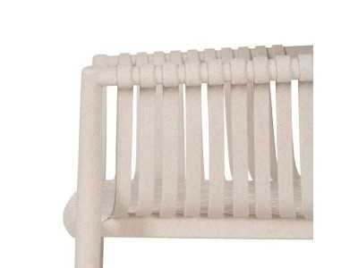 Chaise d'extérieur avec accoudoirs en polypropylène - MYKONOS BEIGE Chaise d'extérieur avec accoudoirs en polypropylène - MYKONOS BEIGE