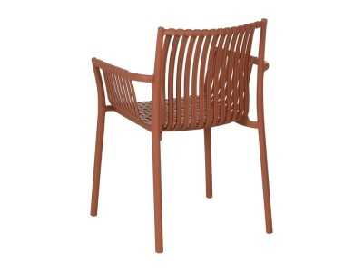 Silla para exterior con brazos de polipropileno - MYKONOS CALDERA