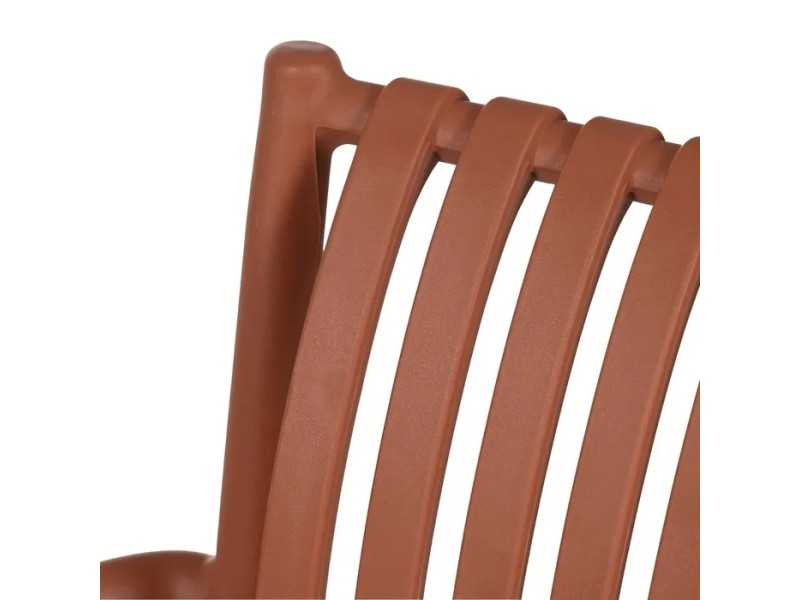 Silla para exterior con brazos de polipropileno - MYKONOS CALDERA