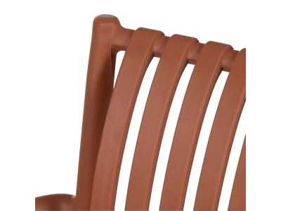 Silla para exterior con brazos de polipropileno - MYKONOS CALDERA