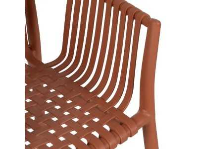 Silla para exterior con brazos de polipropileno - MYKONOS CALDERA