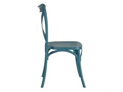 Chaise de jardin bleu - CHRISTA BLEU Chaise de jardin bleu - CHRISTA BLEU