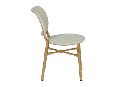 Outdoor chair made of aluminum and textilene - FLOWER AGUA MARINA