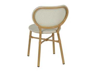 Outdoor chair made of aluminum and textilene - FLOWER AGUA MARINA