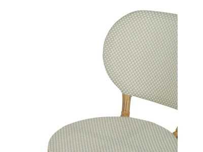 Outdoor chair made of aluminum and textilene - FLOWER AGUA MARINA