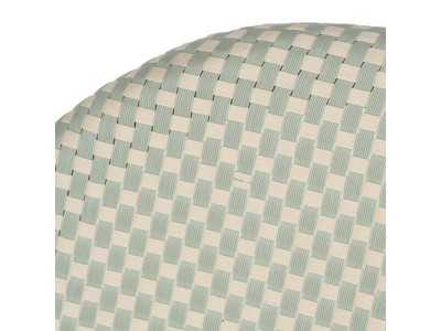 Silla para exterior de aluminio y textileno - FLOWER AGUA MARINA Silla para exterior de aluminio y textileno - FLOWER AGUA MARINA