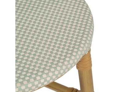 Silla para exterior de aluminio y textileno - FLOWER AGUA MARINA Silla para exterior de aluminio y textileno - FLOWER AGUA MARINA