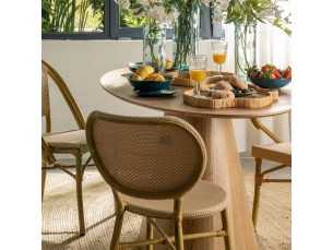 Outdoor chair made of aluminum and textilene - FLOWER BEIGE 2