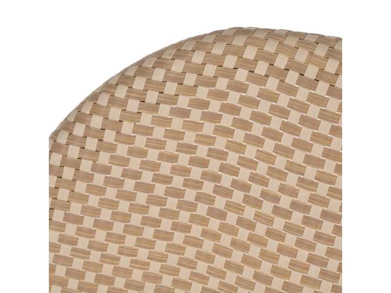 Outdoor chair made of aluminum and textilene - FLOWER BEIGE