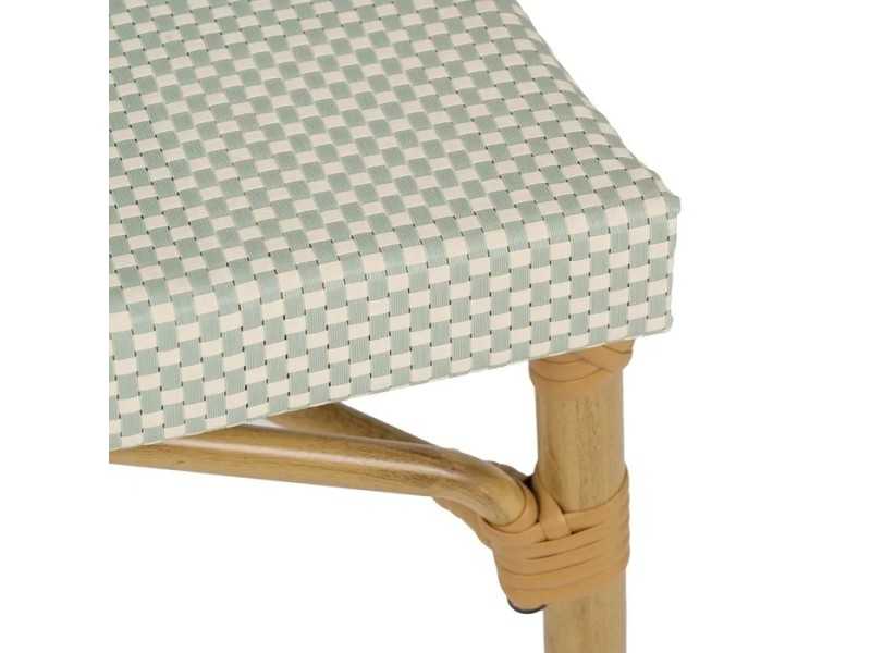 Silla para exterior de aluminio y textileno - GARTEN AGUAMARINA
