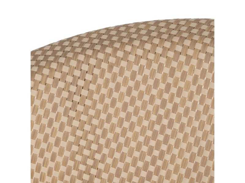 Chaise d'extérieur avec accoudoirs en aluminium et textilène - GARTEN BEIGE