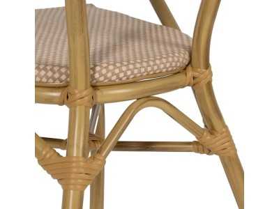 Silla para exterior con brazos de aluminio y textileno - GARTEN BEIGE Silla para exterior con brazos de aluminio y textileno - GARTEN BEIGE