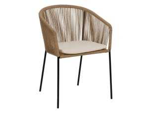 Silla de exterior en acero y polietileno - HAITÍ 2