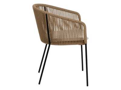 Chaise d'extérieur en acier et polyéthylène - HAITÍ