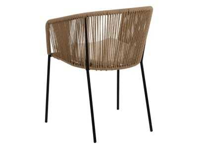 Chaise d'extérieur en acier et polyéthylène - HAITÍ