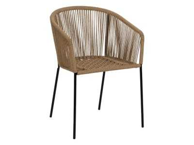 Outdoor chair in steel and polyethylene - HAITÍ
