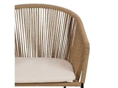 Outdoor chair in steel and polyethylene - HAITÍ