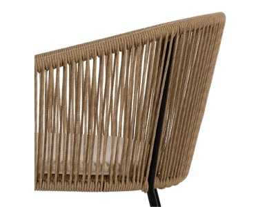 Chaise d'extérieur en acier et polyéthylène - HAITÍ