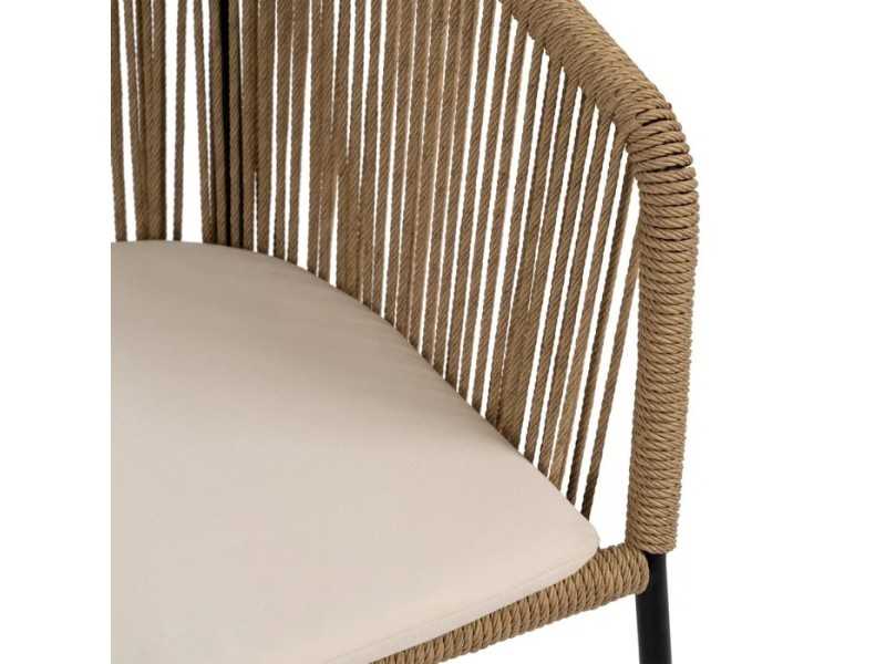 Chaise d'extérieur en acier et polyéthylène - HAITÍ