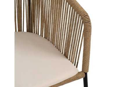 Chaise d'extérieur en acier et polyéthylène - HAITÍ