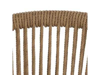 Chaise d'extérieur en acier et polyéthylène - HAITÍ