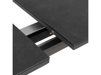 Table de jardin extensible avec plateau en porcelaine et structure en aluminium - HITZE ANTRACITA Table de jardin extensible avec plateau en porcelaine et structure en aluminium - HITZE ANTRACITA