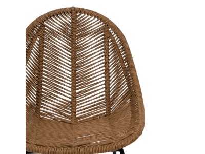 Silla de exterior en acero y polietileno - MAISSA Silla de exterior en acero y polietileno - MAISSA