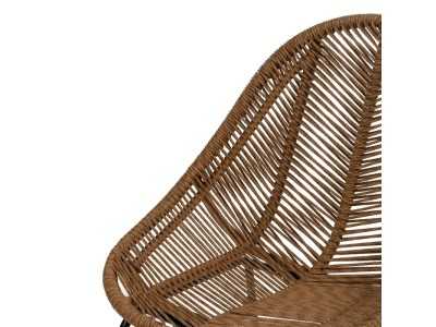 Chaise d'extérieur en acier et polyéthylène - MAISSA Chaise d'extérieur en acier et polyéthylène - MAISSA