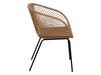 Chaise d'extérieur en acier et polyéthylène - MAYKA Chaise d'extérieur en acier et polyéthylène - MAYKA
