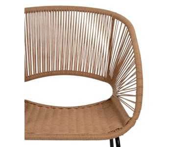 Chaise d'extérieur en acier et polyéthylène - MAYKA Chaise d'extérieur en acier et polyéthylène - MAYKA